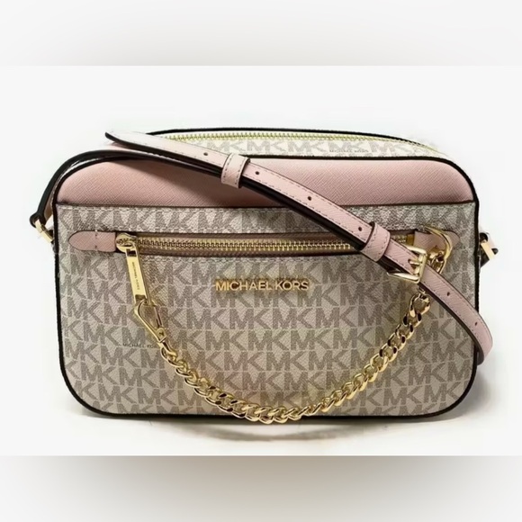 Michael Kors Beige and Pink Crossbody Bag NWT - Picture 6 of 9